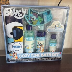 Cozy Time Bath Set 7pc Bluey Kids Spa Set